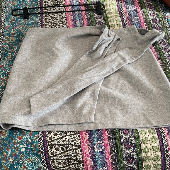 Wilfred Gray Wrap Front Mini Skirt - Picture 10 of 10